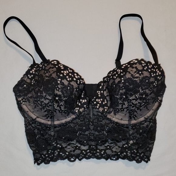 Victoria's Secret Other - Victoria's Secret Bra Black, nude and Lace Sz 32D